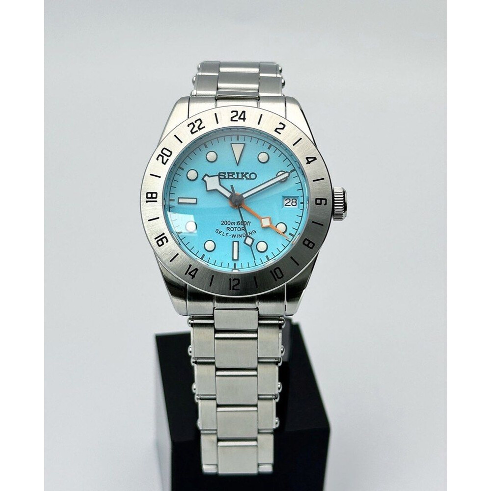 Custom Seiko Mod • “Gulf” Black Bay Pro GMT • 39mm